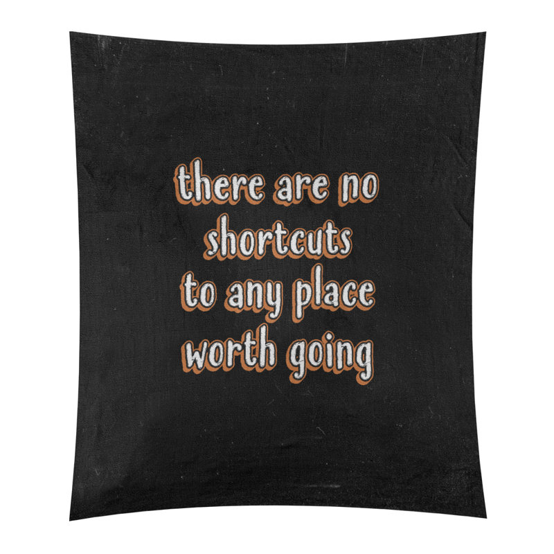 Tapisserie tableau noir en polyester pas de guillemets, H 27,5 po x l 37,5 po, Orange