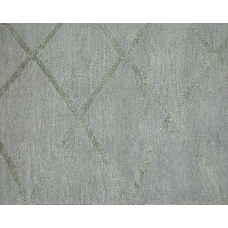 Curving Area Rug in Gray