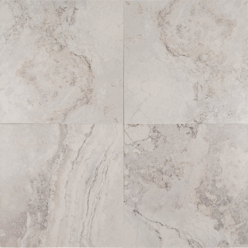 Royce 12 in. x 12 in. Matte Ceramic Stone Look Floor and Wall Tile, Verdin