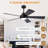 52" Modern 5-blade Downrod Ceiling Fans With Lights And Remote-1060924667