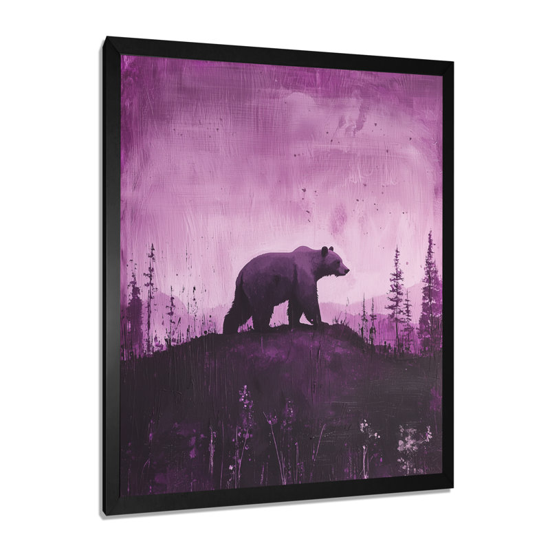 Yreka - animaux, art mural, Noir, noir, noir, noir, H 20 po x l 12 po, Reproduction encadrée d'une seule photo