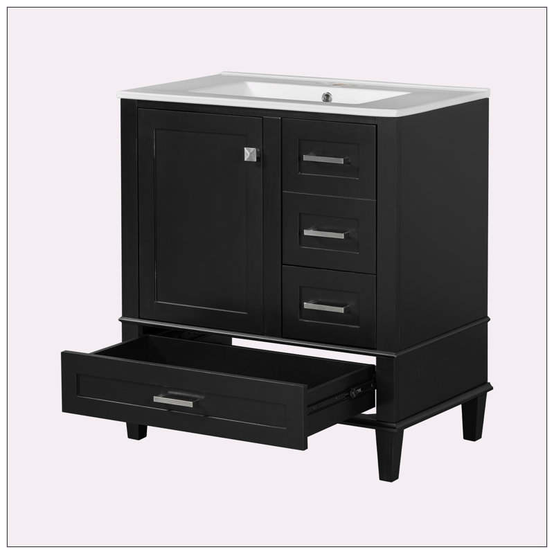 30" Bathroom Vanity with Sink Combo Set