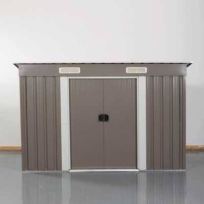 6Ft X 4Ft Outdoor Metal Storage Shed
