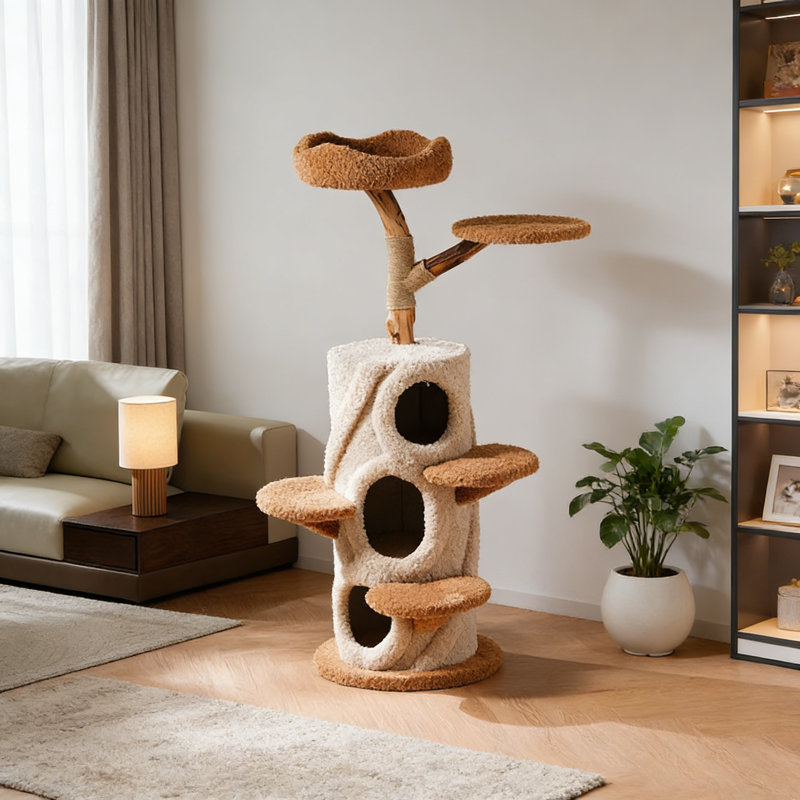 Structure d'escalade simple et tendance pour chat