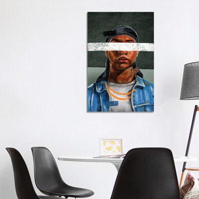Durag, No Bonnet by Domonique Brown - Print on Canvas