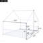 Lit double pleine grandeur en métal, blanc-1116325770-1116325769