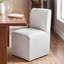 Chaise parsons à roulettes Ritney