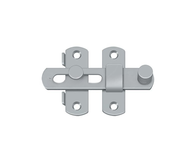 Loquet de 3 1/2 po Deltana DL35U26D; finition chrome satiné, Chrome brossé