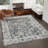 Anran Machine Washable Oriental Grey Area Rug-445988921
