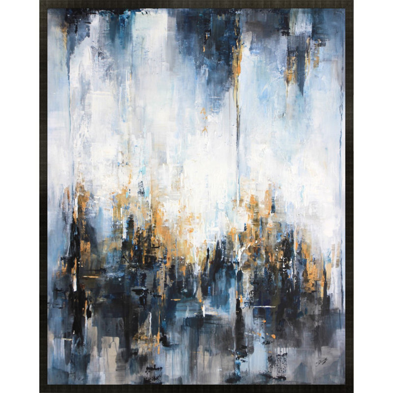 Glory Print, Carmel Black Framed