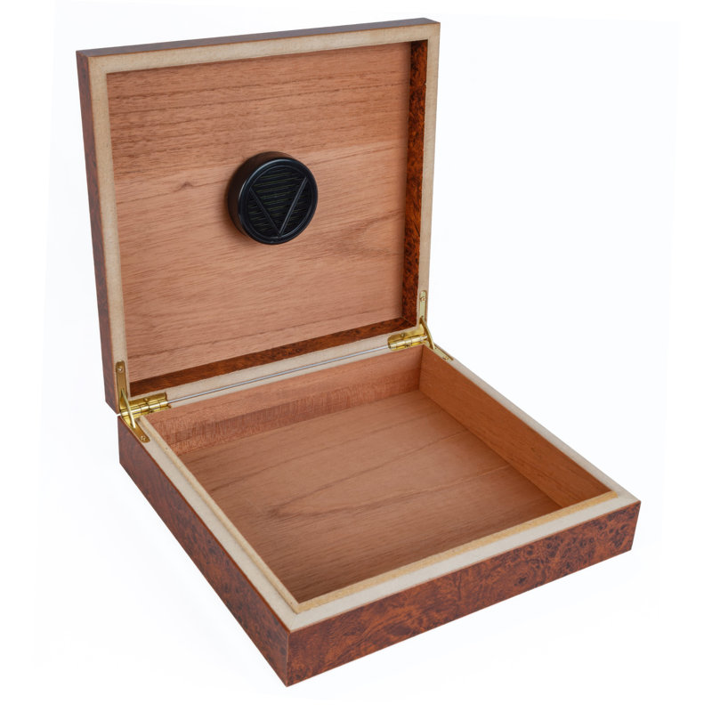 Paylag Wood Cigar Humidor, Brown
