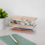 Bacs de rangement en plastique de qualité supérieure avec couvercles en bois Martha Stewart Brody-90712341