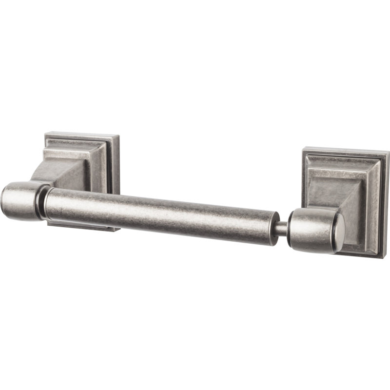 Stratton Bath  Wall Mounted Toilet Paper Holder, Antique Pewter