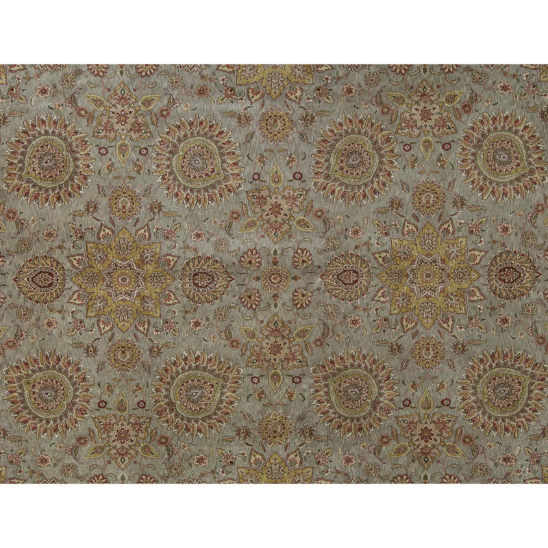 Manchuria One-of-a-Kind Rectangle 11'9" X 14'9" Hand Knotted Area Rug