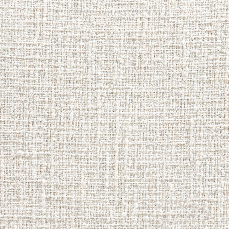 Chaise rembourrée en tissu texturé Lorello, Crème, Noyer