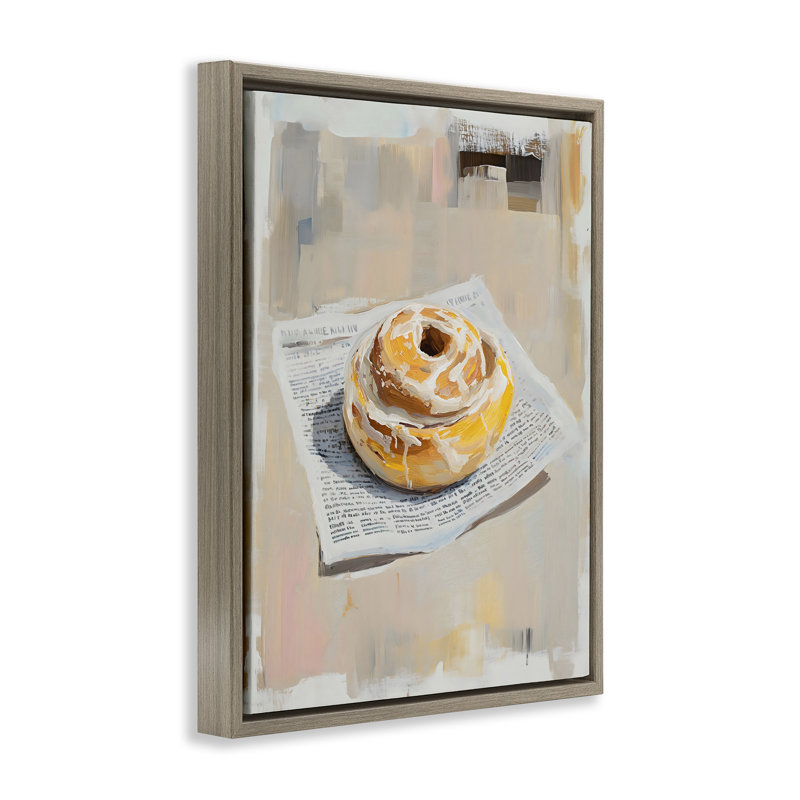 Cadre flottant Cinnamon Roll & Morning, 21 x 17, Montalcino orme flottant encadré