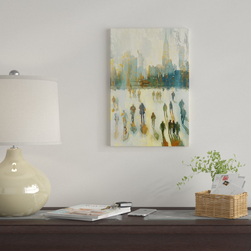 « ny shadows i », impression sur toile, H 12 po x l 8 po x P 0,75 po, Toile tendue, Pas de tapis