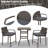 Secondino 2 - Person Patio Dining Set with Rectangular Table , Cushions Included-1643679228