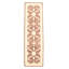 Tapis de couloir en laine noué à la main de conception unique noué à la main New Age 2 pi 8 po x 9 pi 8 po Tapis décoratif beige