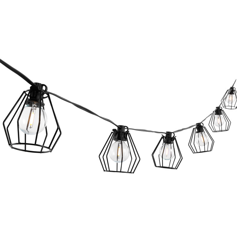 Baltimore 120'' Diamond Caged String Lights