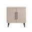 31" Fluted Accent Cabinet | Whitewashed Oak Storage & Display | Gift Idea-121051027