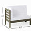 Ensemble modulaire d'extérieur en bois avec coussins-991534875