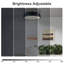 Moderne plafonnier encastré en acrylique moderne 11,8 po à DEL 5CCT avec télécommande-239740415
