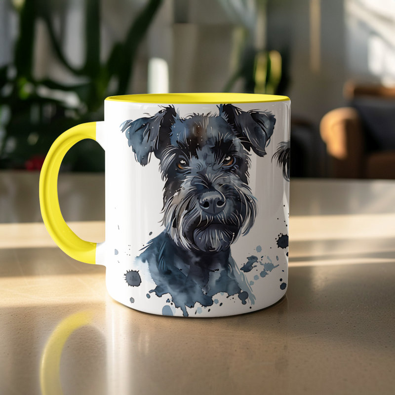 Mug, 2, Yellow