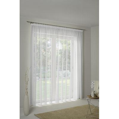 Hagerman Semi Sheer Curtain Single Panel