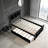Platform Bed with Twin Size Trundle-1020442981