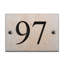 Chebanse 10cm H Stone House Number-921250781-918005691