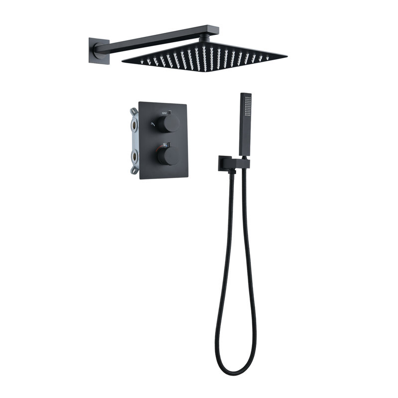Système de douche complet avec valve brute
