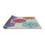 Tapis violet/rouge/vert à motif-13227321