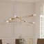 Lustre linéaire moderne à 6 lumières Adalgiso