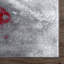 Tapis contemporain gris et rouge Vallie ART240B-69295718
