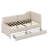 Tallis  L-Shaped Corduroy Daybed,Upholstered Bed Frame With 2 Storage Drawers-885865603
