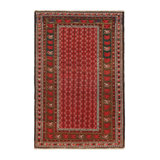 Kilim & Flat Weave One-of-a-Kind 4'4X6'5 Hand Knotted Area Rug