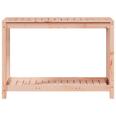  Potting Table Natural Wood Solid Douglas Wood Large Potting Table