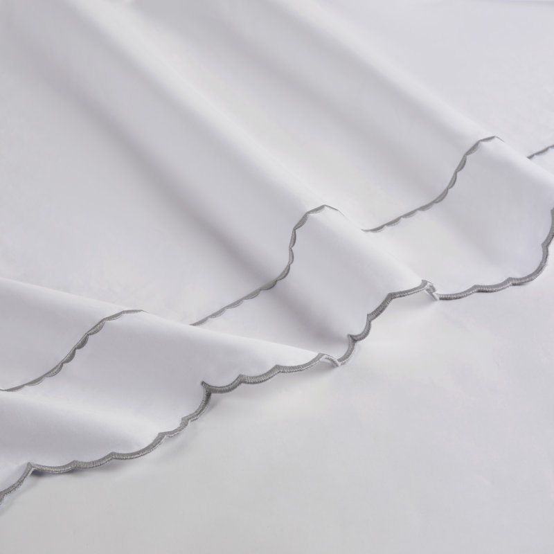 Ensemble de draps en satin de coton 4 pièces