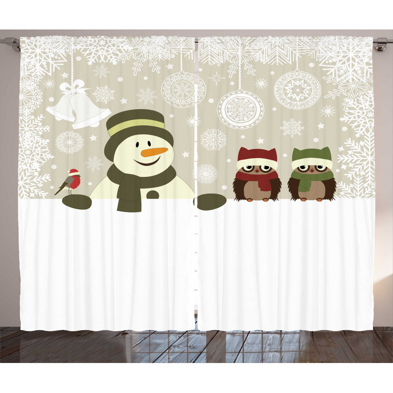 Semi-Sheer Rod Pocket Curtain Panels, 54" x 96"