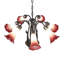 Lustre 7 lumières lys 24 po Tiffany Pond