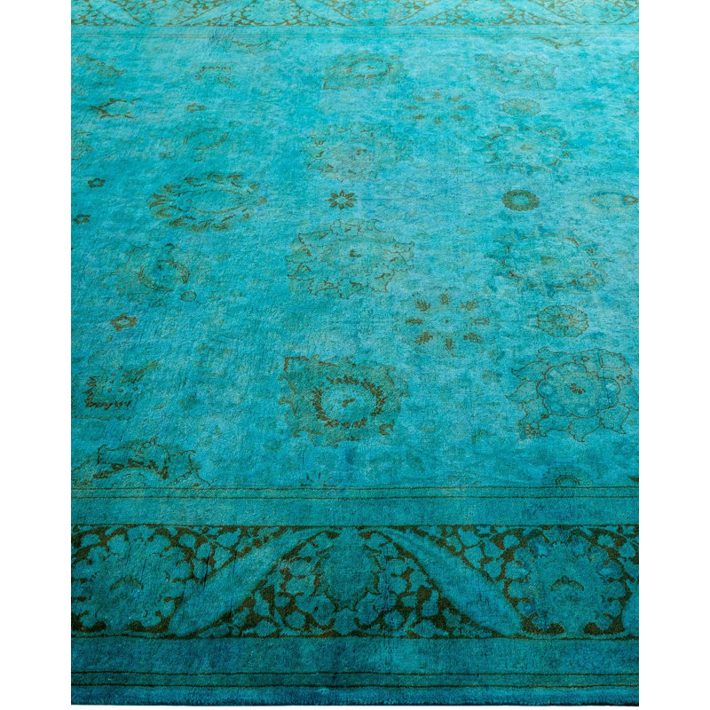Fine Vibrance One-of-a-Kind 6' 0" X 9' 4" Hand Knotted Area Rug