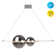 Clercie LED Chrome Pendant