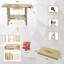 Établi de menuiserie en bois franc d'acacia de 48 pouces avec rangement Olympia Tools