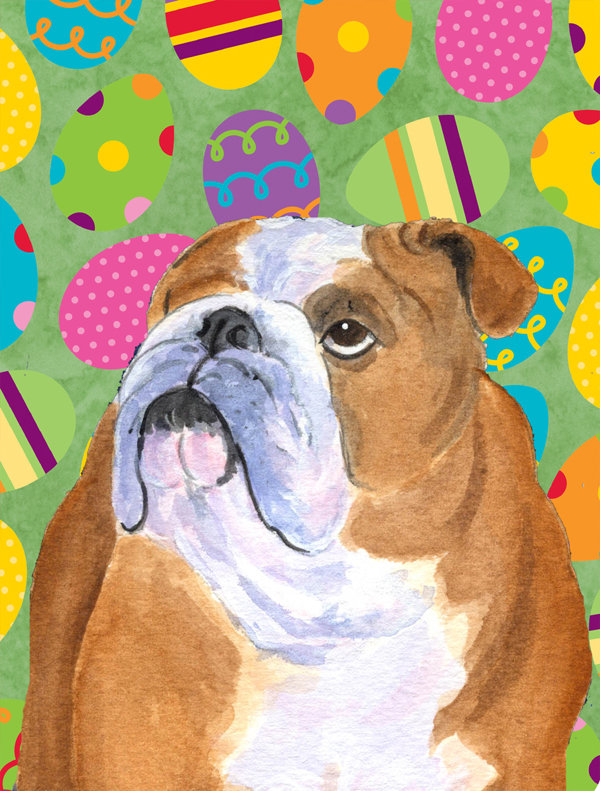 Drapeau de jardin Atara, Bouledogue (brun et blanc)