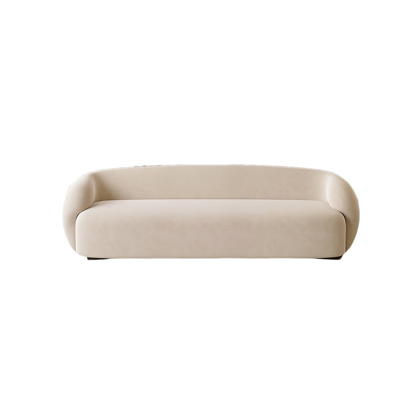 Runiya Leathaire Upholstered Bench, Cream