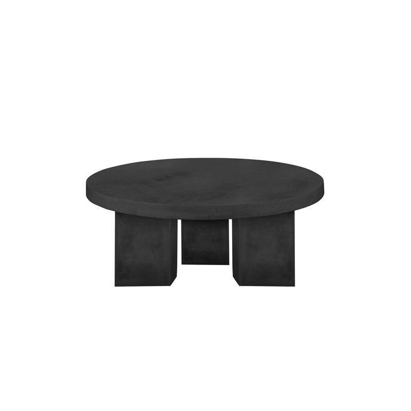 Maximus Coffee Table, Black, 16" H x 35" L x 35" W