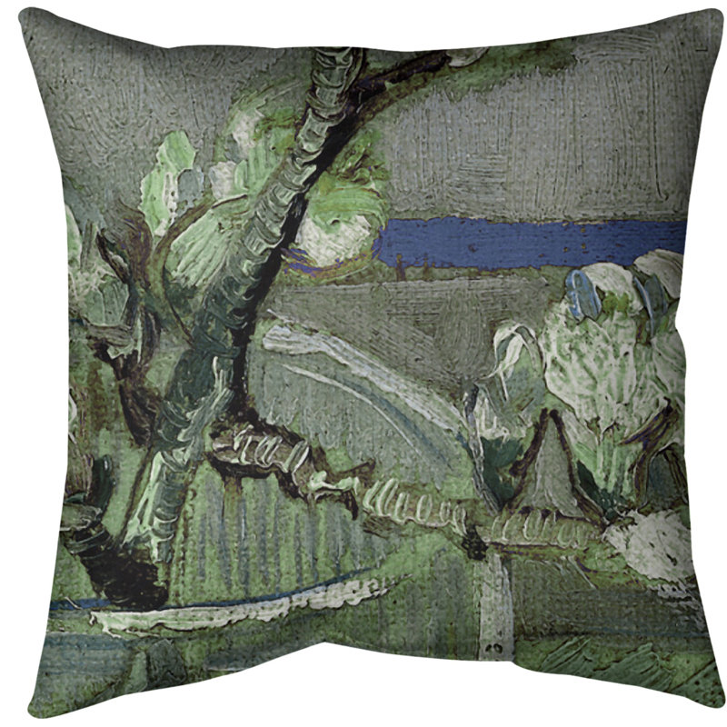 Housse d’oreiller en verre, Vert, Sergé de coton