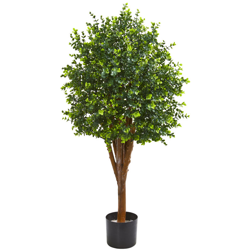 4 pi Arbre artificiel en eucalyptus résistant aux rayons UV (intérieur / extérieur)