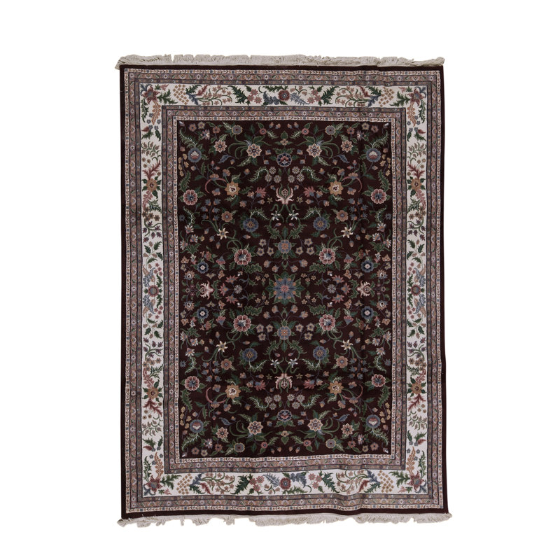 Indo Wool Floral Area Rug